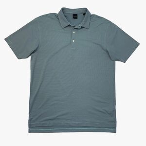 Dunning Polo Shirt Mens XL Extra Large Black Blue Golf Short Sleeve Performance